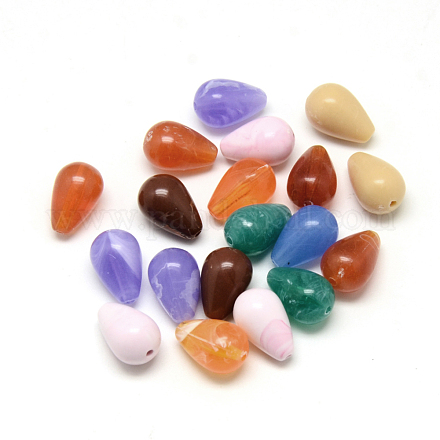 Perles en acrylique de gelée d'imitation MACR-Q169-19-1