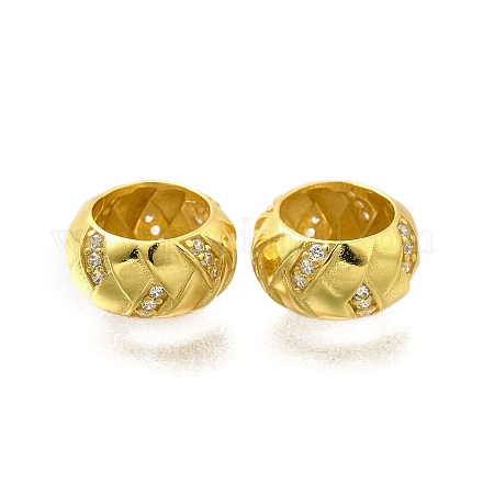 925 стерлингового серебра кубического циркония европейские шарики STER-R011-05G-1