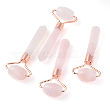 Outils de massage en quartz rose naturel X-G-F697-G01-1