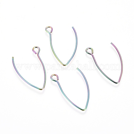 Ion Plating(IP) 304 Stainless Steel Earring Hooks STAS-L216-03A-M-1