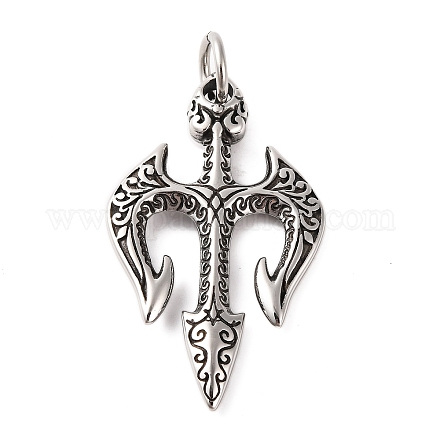 Большие подвески из хирургической нержавеющей стали 316 STAS-Z073-54AS-02-1