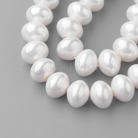 Chapelets de perles de coquille PEAR-R064-96-1