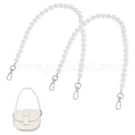 PH PandaHall 2pcs Pearl Chain for Bag FIND-PH0008-03-1