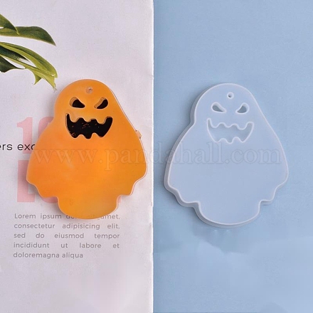 Stampi in silicone per ciondolo fantasma fai da te di halloween DIY-P006-38-1