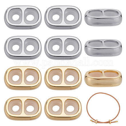 12 шт. 2-цветные силиконовые подвески-слайдеры из цинкового сплава FIND-AR0006-12-1