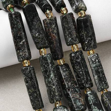 Природные SERAPHINITE нитей бисера G-D353-A05-1