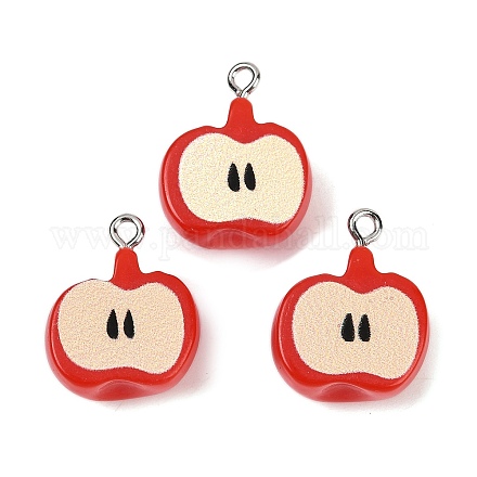 Подвески из непрозрачной смолы RESI-S025-02P-1