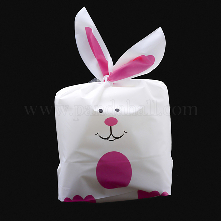Sacchetti di caramelle di plastica coniglietto ABAG-Q051C-01-1