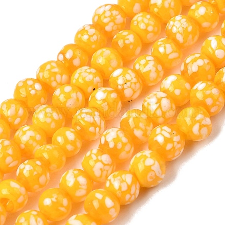 Бусы лэмпворк ручной работы LAMP-H071-01A-07-1