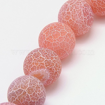Chapelets de perles en agate naturelle craquelée G-G055-4mm-11-1