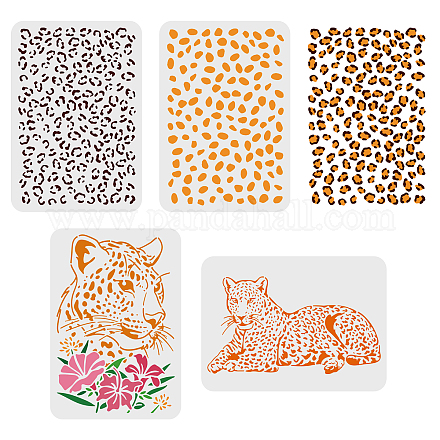 Наборы трафаретов для рисования домашних животных для детей-подростков DIY-WH0172-634-1
