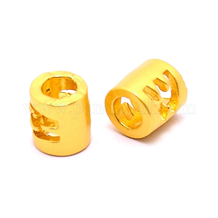 Alloy Letter Beads PALLOY-WH0081-55W-1