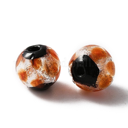 Lampwork бисера ручной работы GLAA-WH0033-48G-1