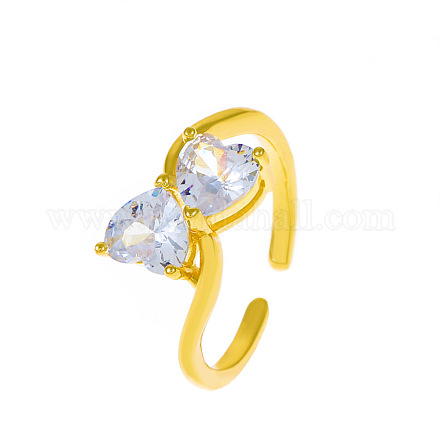 Регулируемые латунные манжеты с паве из кубического циркония FS-WGB4845-04-1