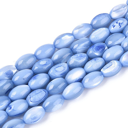 Нити бусин из натуральной ракушки трохус SHEL-K006-19-01A-1