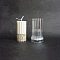 Candle Plastic Molds, for Making Scented Candles, Clear, Column, 65x65x115mm