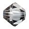Preciosa® Crystal Beads, Czech Crystal, Bicone(451 69 302 Rondelle), 00030 226 Valentinite, 3mm, Hole: 0.8mm