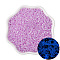 Luminous Glow in the Dark Glass Seed Beads, Round, Plum, 2.5mm, Hole: 1mm, about 700pcs/bag
