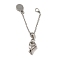 Rack Plating Brass Chain Extender,  Long-Lasting, Lead Free & Cadmium Free, Platinum, 63mm