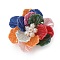 Resin Cabochons, Camellia, Colorful, 44.5x44.5x17mm