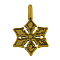 Snowflake Alloy Pendants, Tibetan Style, Cadmium Free & Nickel Free & Lead Free, Antique Golden, 27.5x17x1.5mm, Hole: 5x3mm