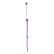 DIY Alloy Beadable Crochet Hooks, Dark Orchid, 18.75x0.8cm