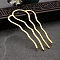 Iron Hair Forks, Viking Hair Accessories for Women, Golden, 87x49mm