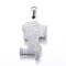 304 Stainless Steel Pendants, Girl, Stainless Steel Color, 26.5x15x2mm, Hole: 3x6mm