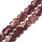 Natural Red Rainbow Jasper Beads Strands, Bowknot, 16~16.5x12.5~13x5~5.5mm, Hole: 1.4mm, about 13pcs/strand, 8.46''(21.5cm)