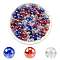 900Pcs 3 Colors Transparent Acrylic Beads, Round, AB Colors Plated, Mixed Color, 6mm, Hole: 1.8mm, about 300pcs/color