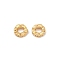 Brass Spacer Beads, Flat Round, Real 18K Gold Plated, 6.5x2mm, Hole: 3mm