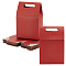 GOMAKERER 20 Pcs Paper Gift Bags, Kraft Bags Tote Bags with Handle Hole Shopping Bags Reusable Bags for Wedding Party Favor Birthday Valentine Day Anniversary Housewarming, Red
