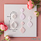 Plastic Molds, Clay Cutters, Clay Modeling Tools, for Earring Making, Flower, 1.8x1.4x1.15cm & 3x2.2x1.15cm
