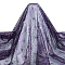 Halloween Theme Polyester Mesh Fabric, Clothing Accessories, Spider Web Pattern, Purple, 1500mm