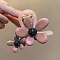 Resin Claw Hair Clips, Flower, for Women or Girls, Pink, 55x80mm