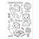 PandaHall Cat Decorative Clear Stamps DIY-WH0167-56-654-7