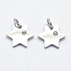 316 Surgical Stainless Steel Pendants STAS-K178-02P-1
