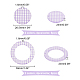CHGCRAFT Transparent Acrylic Pendants OACR-CA0001-14-2