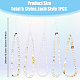 Superfindings 1 ensemble de sangles mobiles perlées en plastique ABS imitation perle et bois et argile polymère HJEW-FH0001-54-2