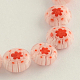 Handmade Millefiori Glass Beads Strands LK-R004-03H-1