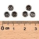 Латунные бусины разделители для поставки стразов RB-A014-Z5mm-01B-3