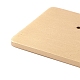 真鍮イヤリングディスプレイスタンド  長方形  ゴールドカラー  2.3x5x0.2cm  穴：1.5mm EDIS-E010-01G-4