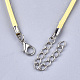 Waxed Cord Necklace Making NCOR-T001-62-3