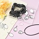 DIY Blank Dome Pendant Necklace Making Kit DIY-YW0006-50-6