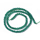Natürliche grüne Onyx Achat Perlen Stränge X-G-F596-12B-4mm-2
