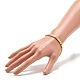 Stretch-Armband mit Herzperlen aus Legierung für Frauen BJEW-JB07722-01-3