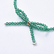 Synthetische Edelsteinimitation Smaragd Perlen Armbänder BJEW-I247-04-D-2