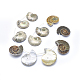 Natürliche Ammonit / Muschel Fossil Perlen Stränge G-I213-33-2