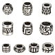 Nbeads 10 Style 304 Stainless Steel European Beads STAS-NB0001-09AS-1