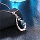 Eco-Friendly Electroplate Alloy Pendant Necklaces NJEW-AA00085-07RG-4